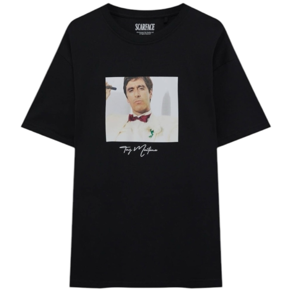 Tony Montana Scarface Graphic Tee Shirt (M)